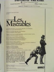 Playbill Imperial Theatre, New York, July 1997 (04)